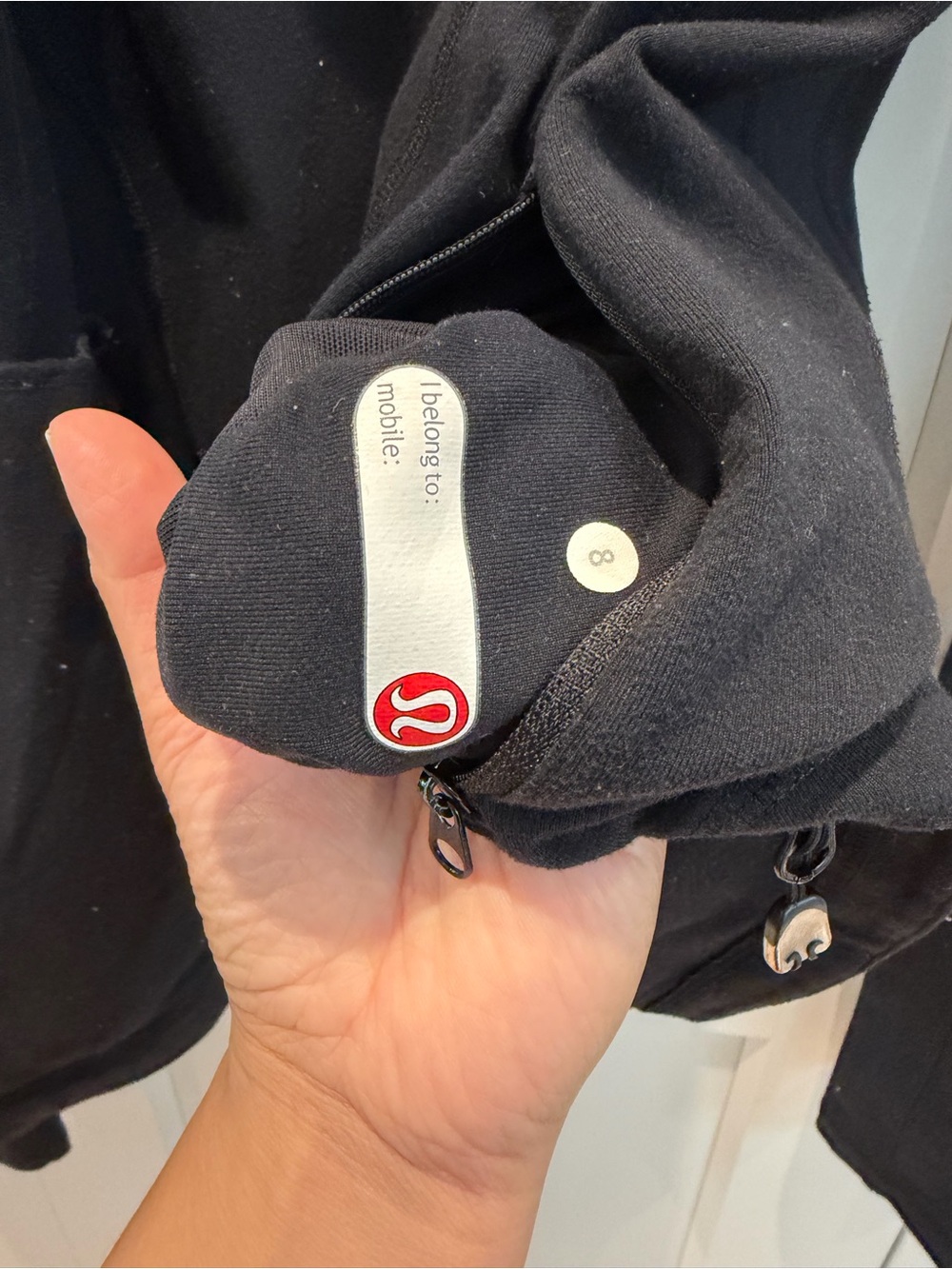 🖤Lululemon Black Zip-Up Jacket | Size 8 - Picture 8 of 10
